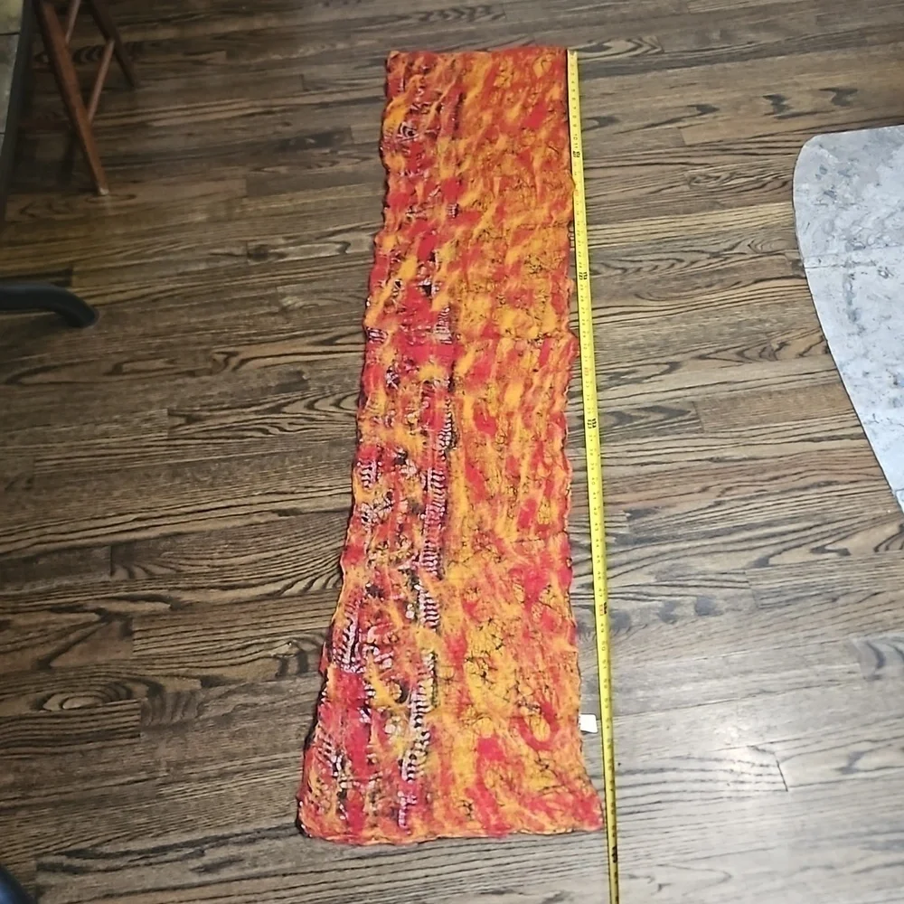 Scarf Handcrafted Wool and silk NWT 60